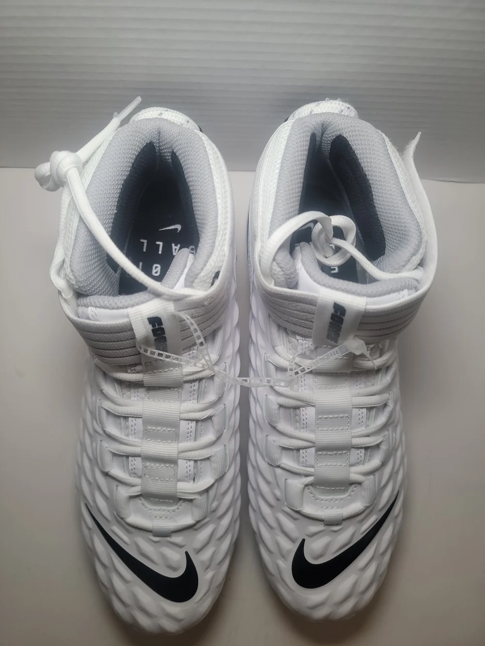 New Nike Force Savage Pro 2 Football Cleats White Black Men's 10.5 AH4000 100